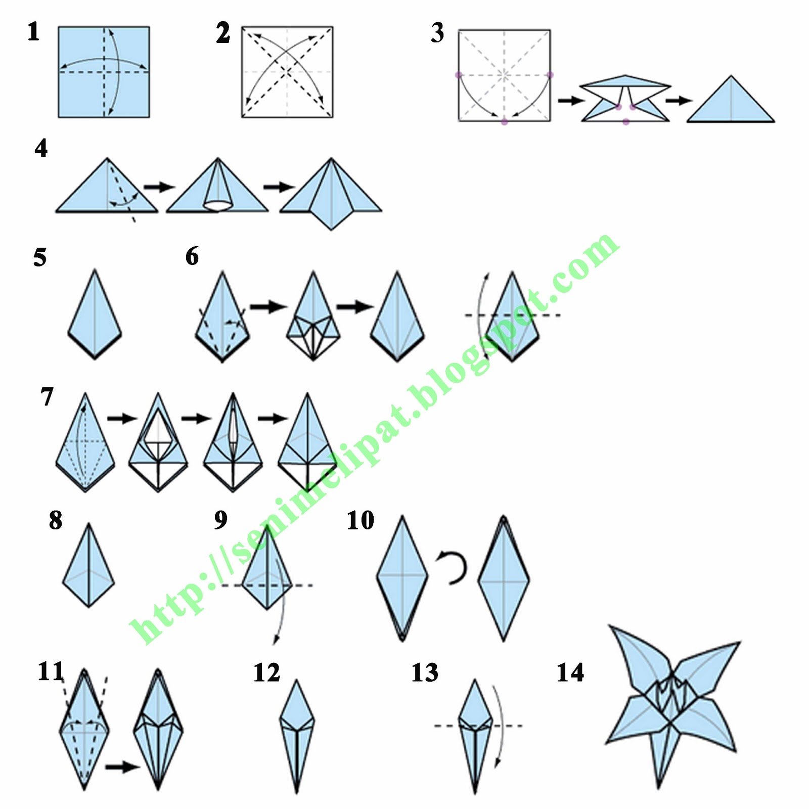  Gambar  Manfaatkan Kertas Warna Origami  Bekas Membuat 